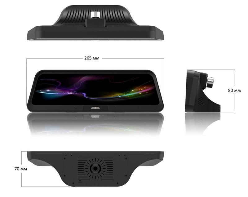 Відеореєстратор на 2 камери DVR Q98 4G Android 8.1 10" Wi-Fi/Bluetooth/GPS/система ADAS (eccee166) - фото 9