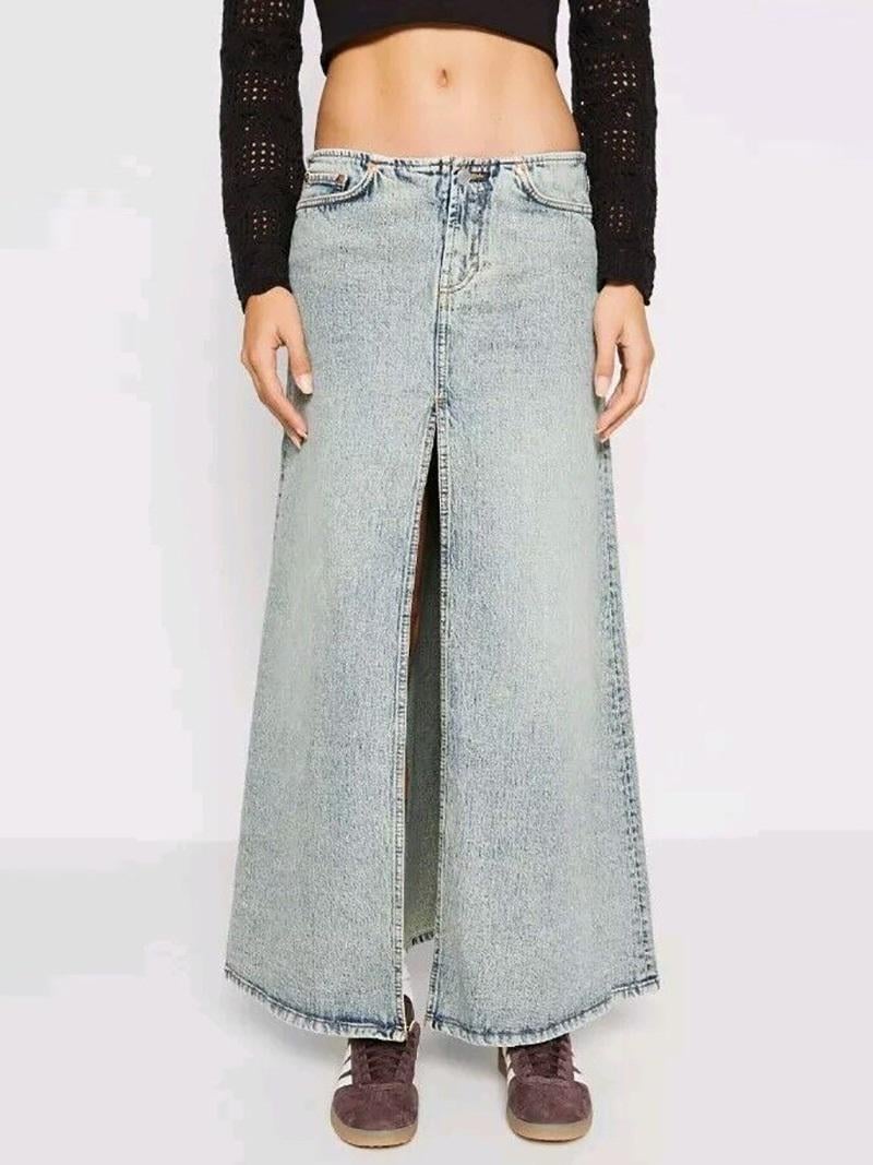 Спідниця джинсова Weekday р. 36 Блакитний (E7071184369)