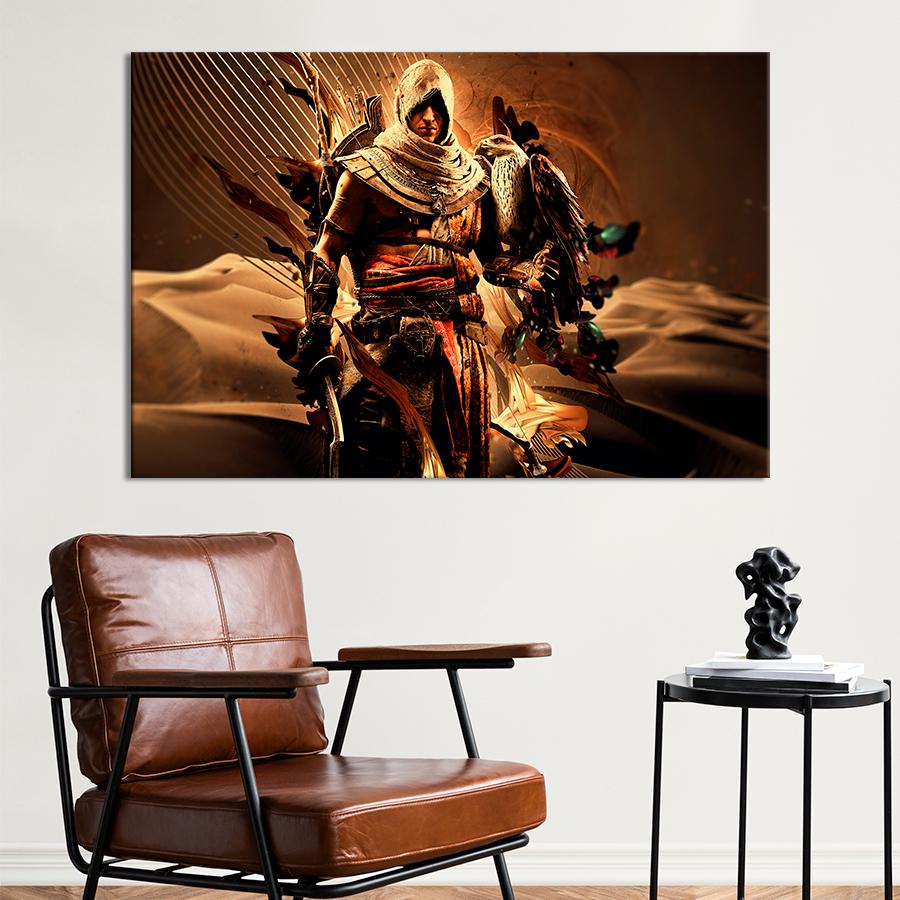 Настінний декор Постер гри Assassin's Creed: Витоки 120x80 см (A177-1)