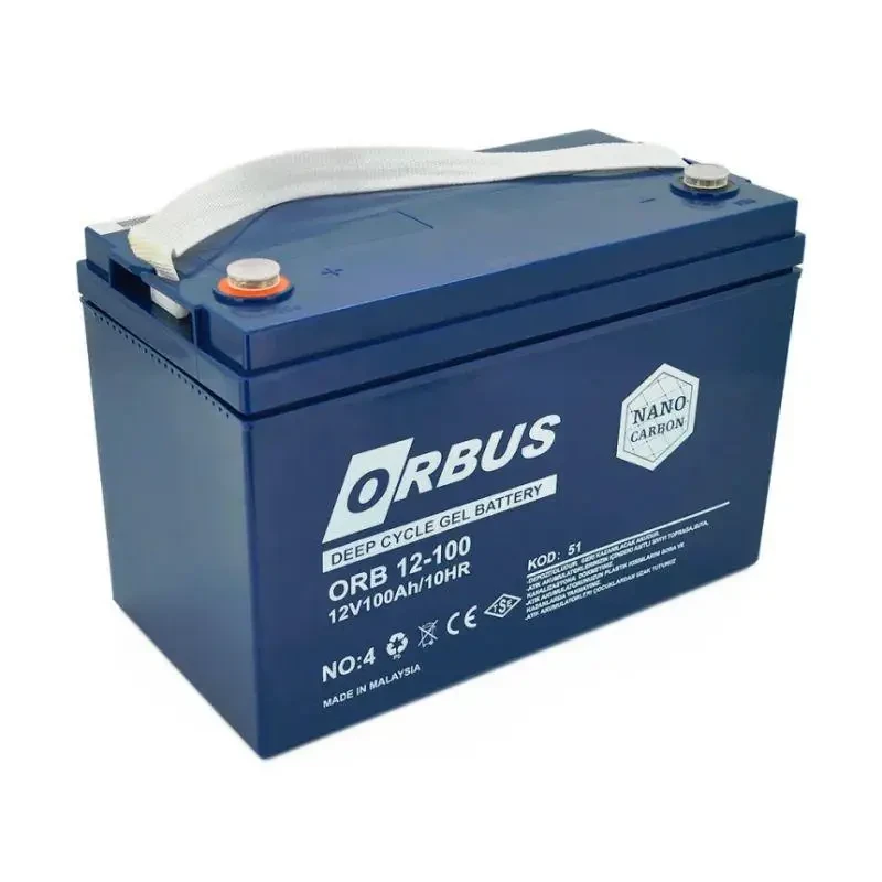 Акумулятор гелевий ORBUS для ДБЖ та інверторів 12V 100 mAh