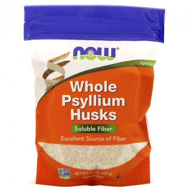 Клітковина NOW Foods Whole Psyllium Husks 454 г 45 порцій