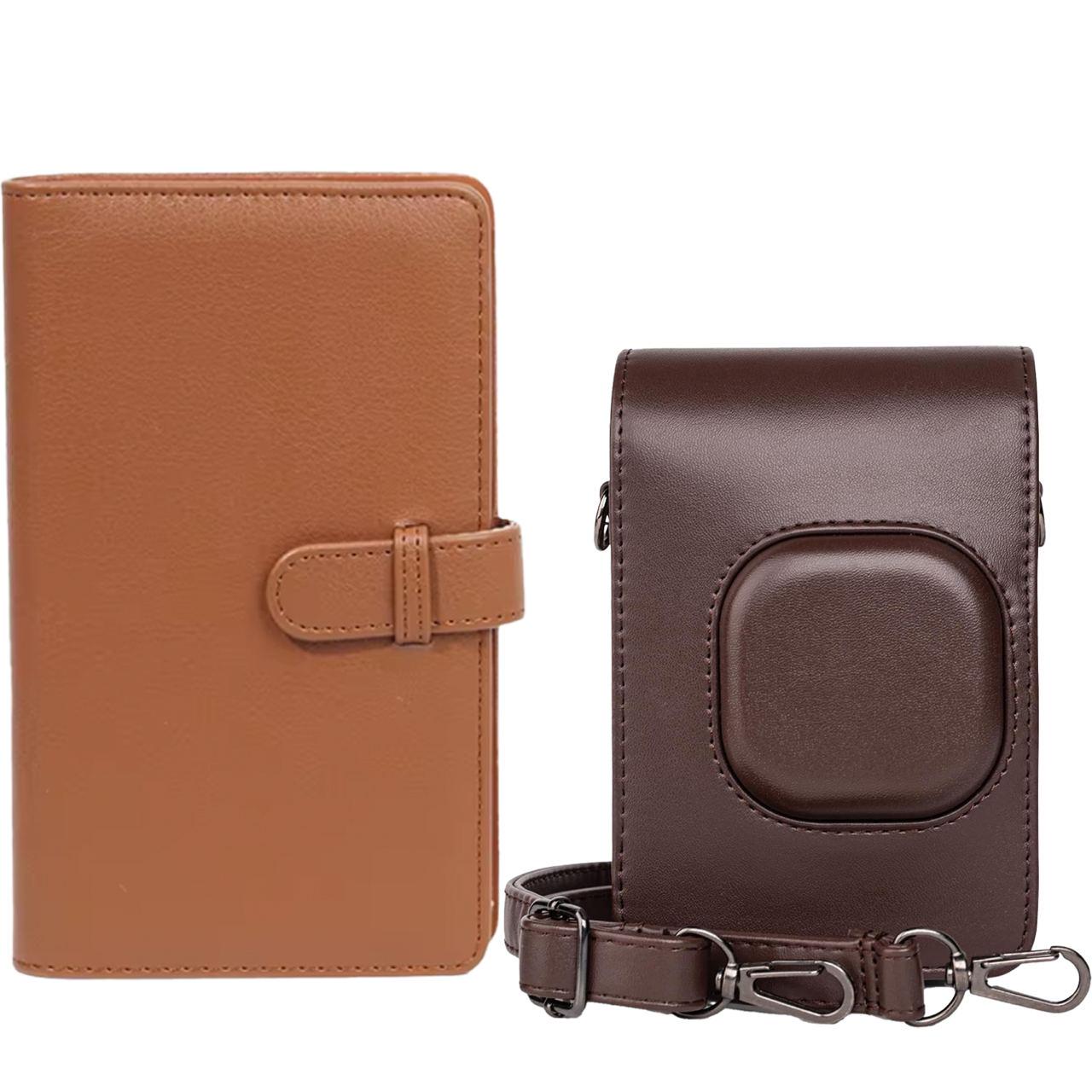 Чехол Fujifilm Instax Mini Liplay Brown из фотоальбомом 108 (21463232)