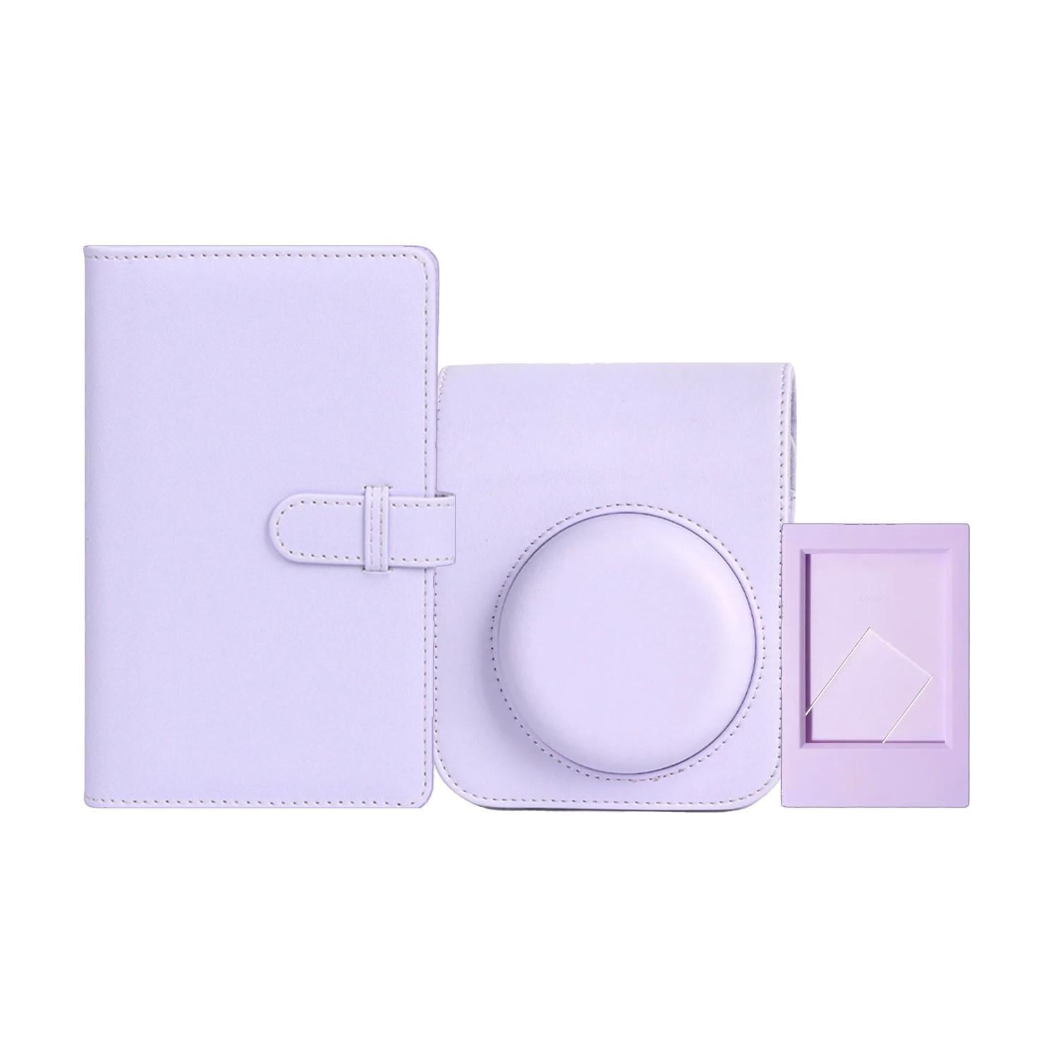 Чехол с фотоальбомом 108 и фоторамкой Fujifilm instax mini 12 Purple
