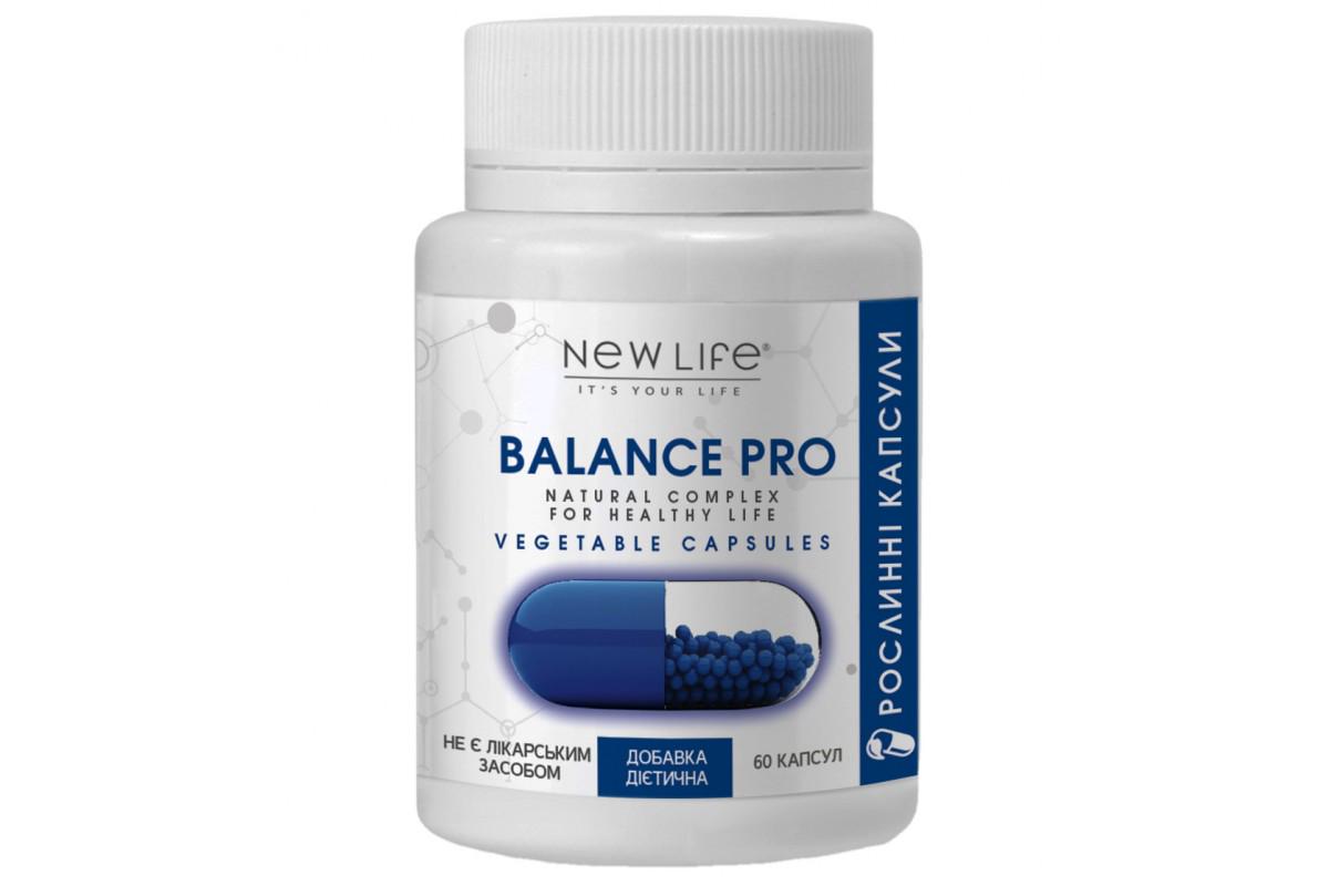 Натуральна добавка New Life BALANCE PRO з альфа-ліпоєвою кислотою L-триптофаном 60 капс. (24688436)