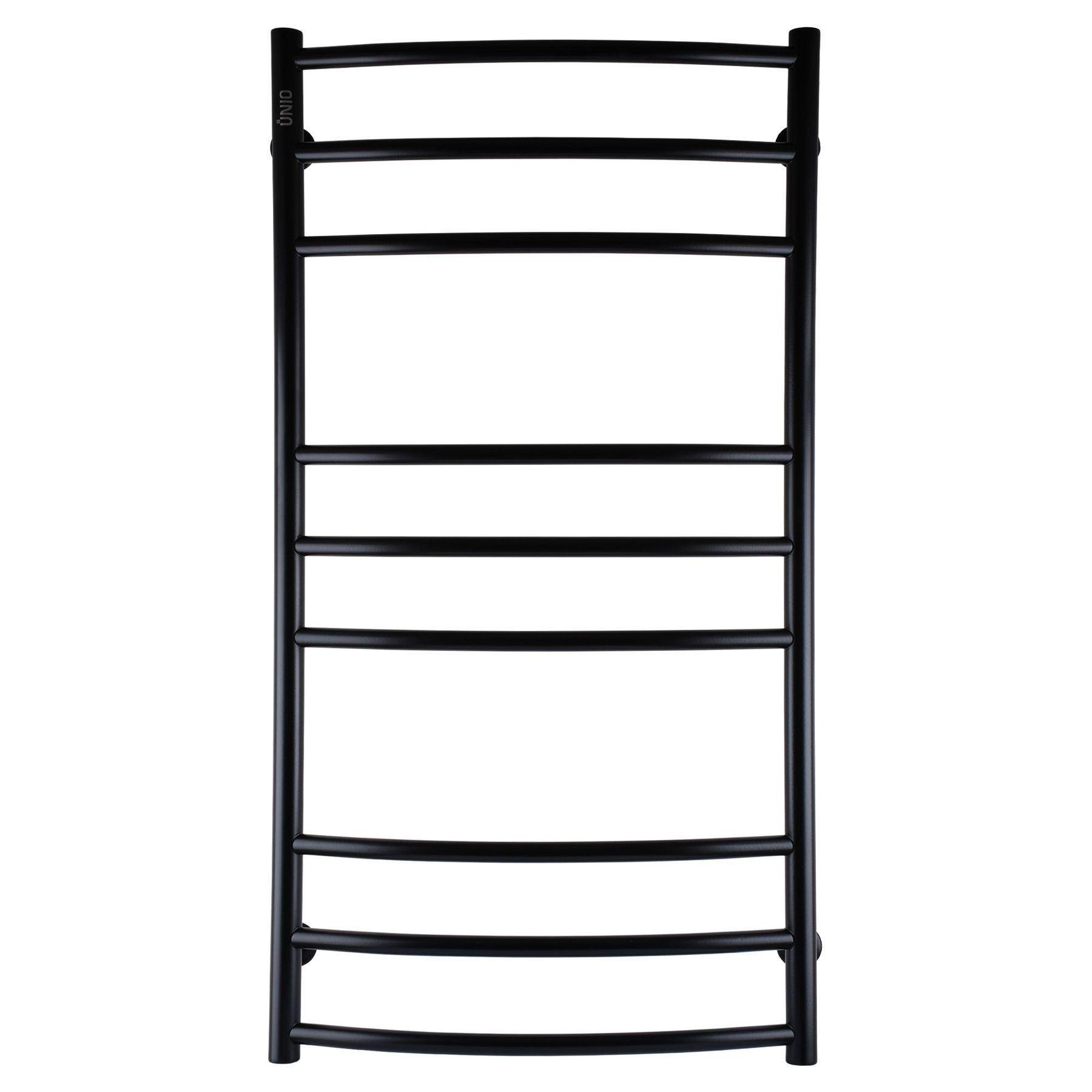 Полотенцесушитель UNIO LDE W 1000-500-9 BLK Лестница Дуга Элит Черный (21552)