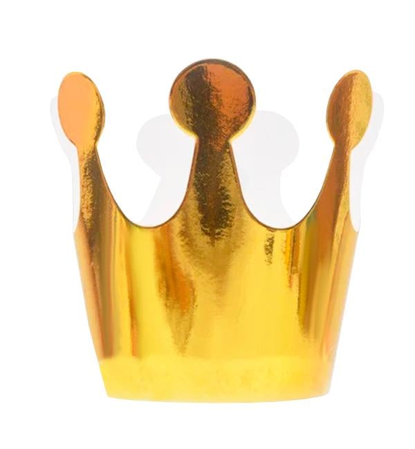 Короны бумажные 5 шт. Gold (513989)