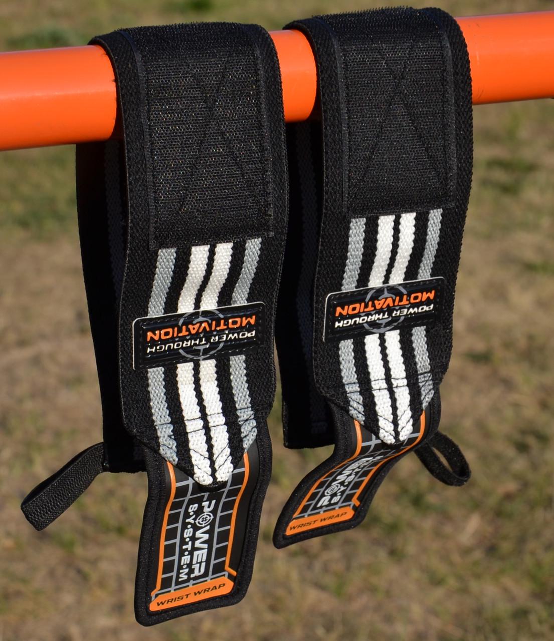 Бинты кистевые Power System PS-3500 Wrist Wraps Grey/Black (A-012327) - фото 6 Бинты кистевые Power System PS-3500 Wrist Wraps Grey/Black (A-012327) - фото 6