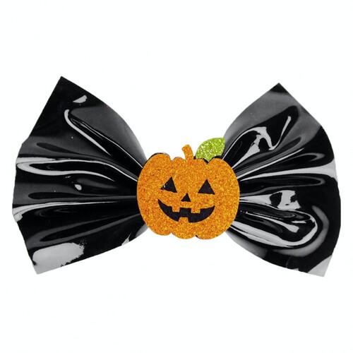 Заколка Бант с тыквой SETA Decor 19-992BLK-OR