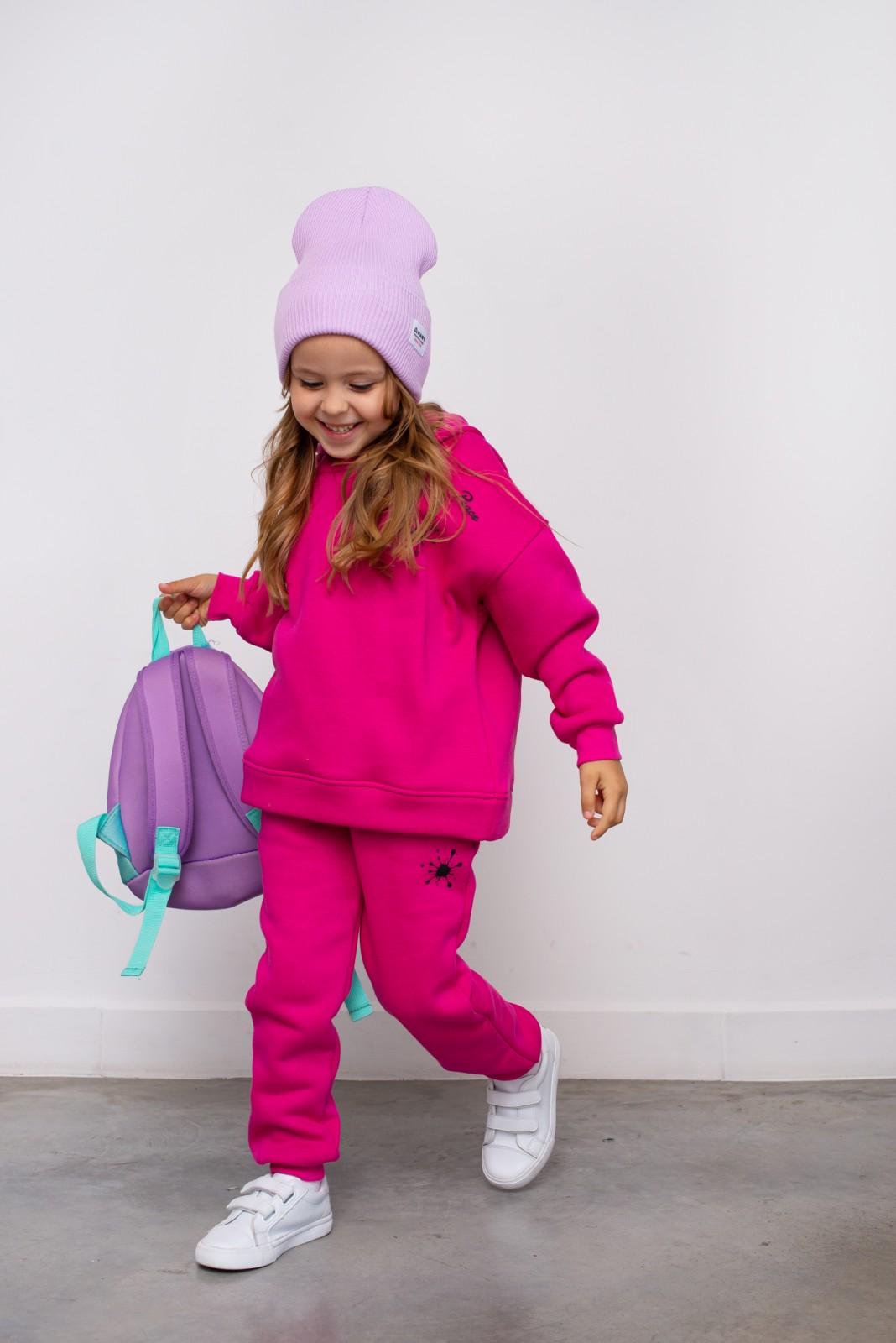 Шапка для девочки р. 52-56 Лиловый (127027)