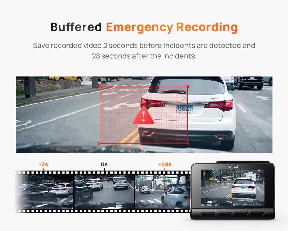 Видеорегистратор 70mai Dash Cam A810 4K (25042899) - фото 7 Видеорегистратор 70mai Dash Cam A810 4K (25042899) - фото 7