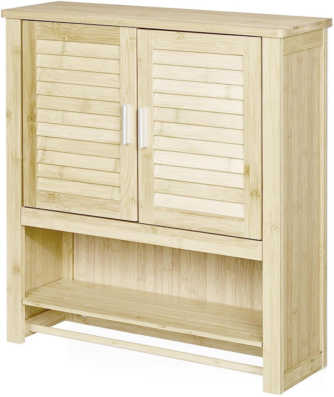 Шкаф настенный из дерева Огаро Бланже (ШФН-004601)