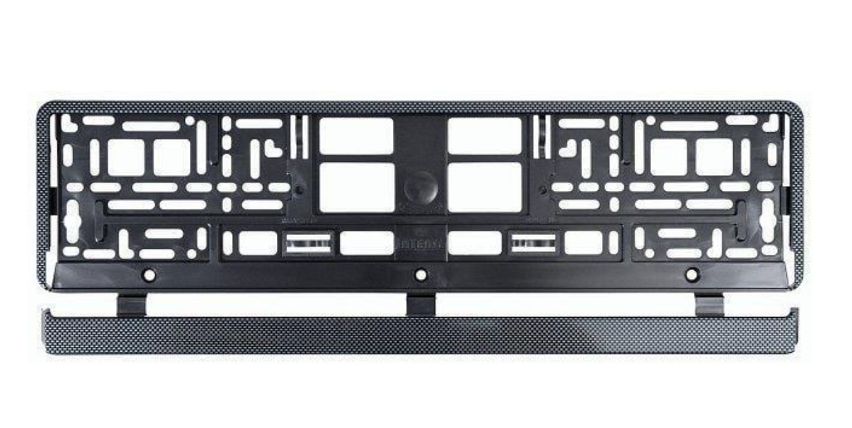 Рамка номерного знака COMPASS DO 91567 пластик без написів 110х520 мм