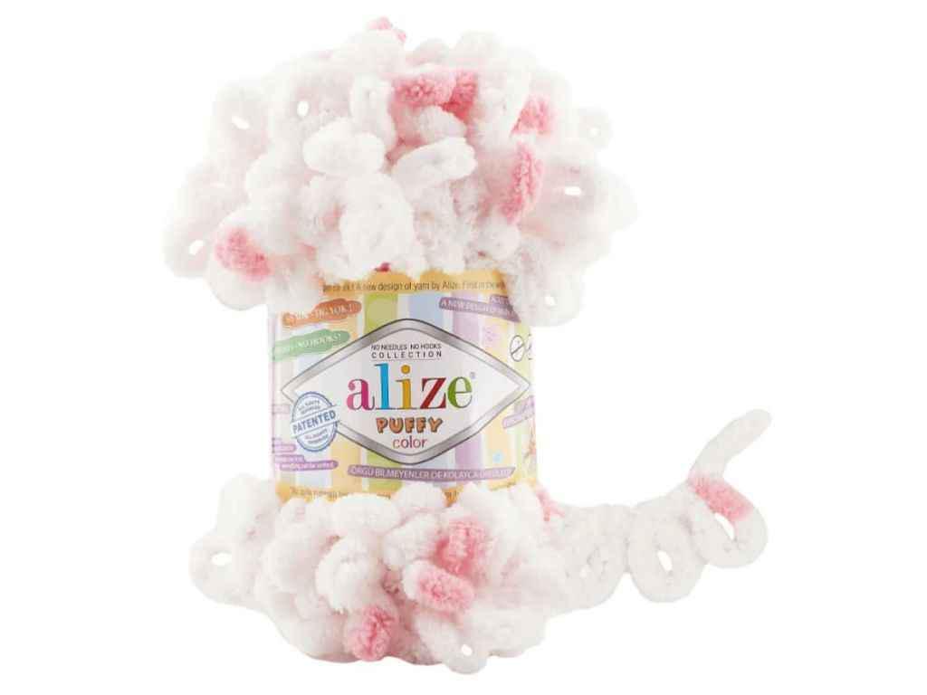 Пряжа Alize Puffy 100% микрополиэстр 100 г 9 м 5 шт. цвет 6492 (1106846)