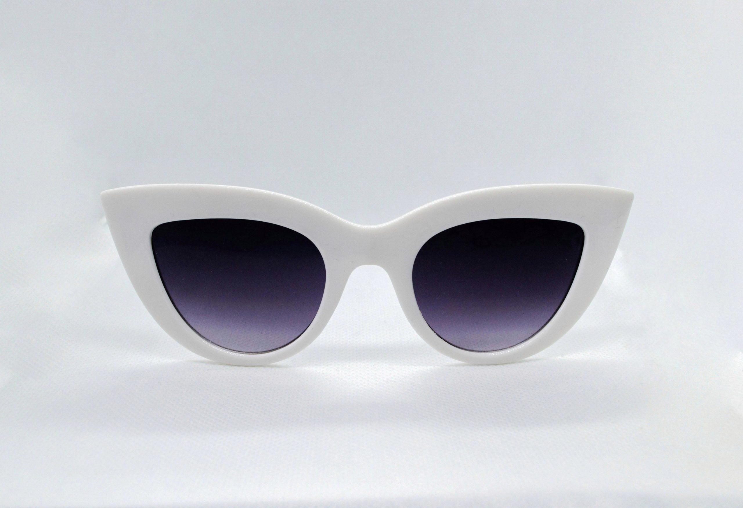 Очки солнцезащитные кошечка Белый (A-4)