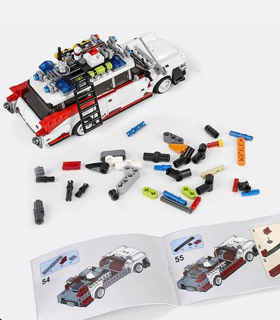 Конструктор машинка Ghostbusters авто мисливців за привидами технік на 603 деталі - фото 4 Конструктор машинка Ghostbusters авто мисливців за привидами технік на 603 деталі - фото 4