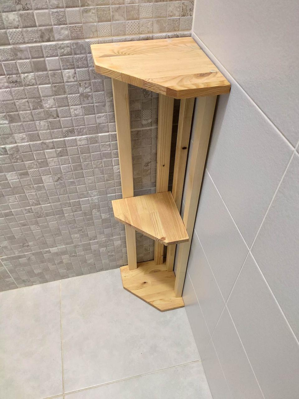 Угловая полка деревянная (2087895415) - фото 7