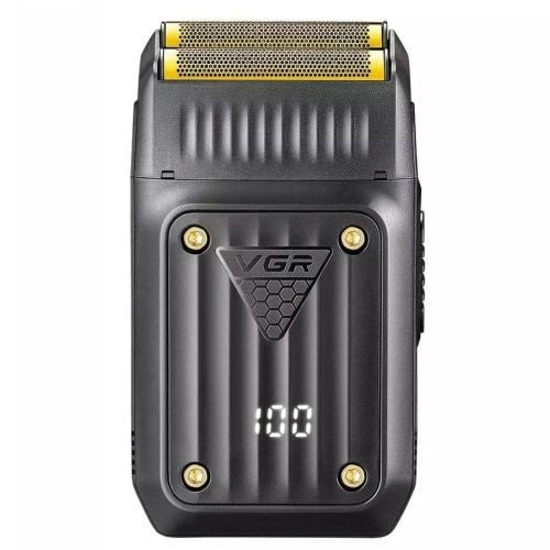 Електробритва VGR V-363 шейвер для сухого гоління з LED дисплеєм Чорний (ML-04547)