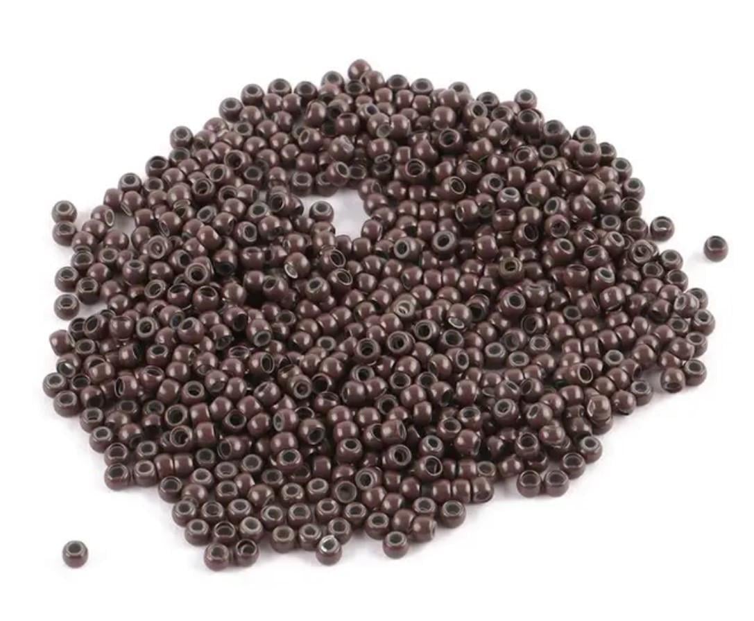 Мікрокільця для холодного нарощування із силіконом 250 шт. Коричневий (2198121445) Мікрокільця для холодного нарощування із силіконом 250 шт. Коричневий (2198121445)