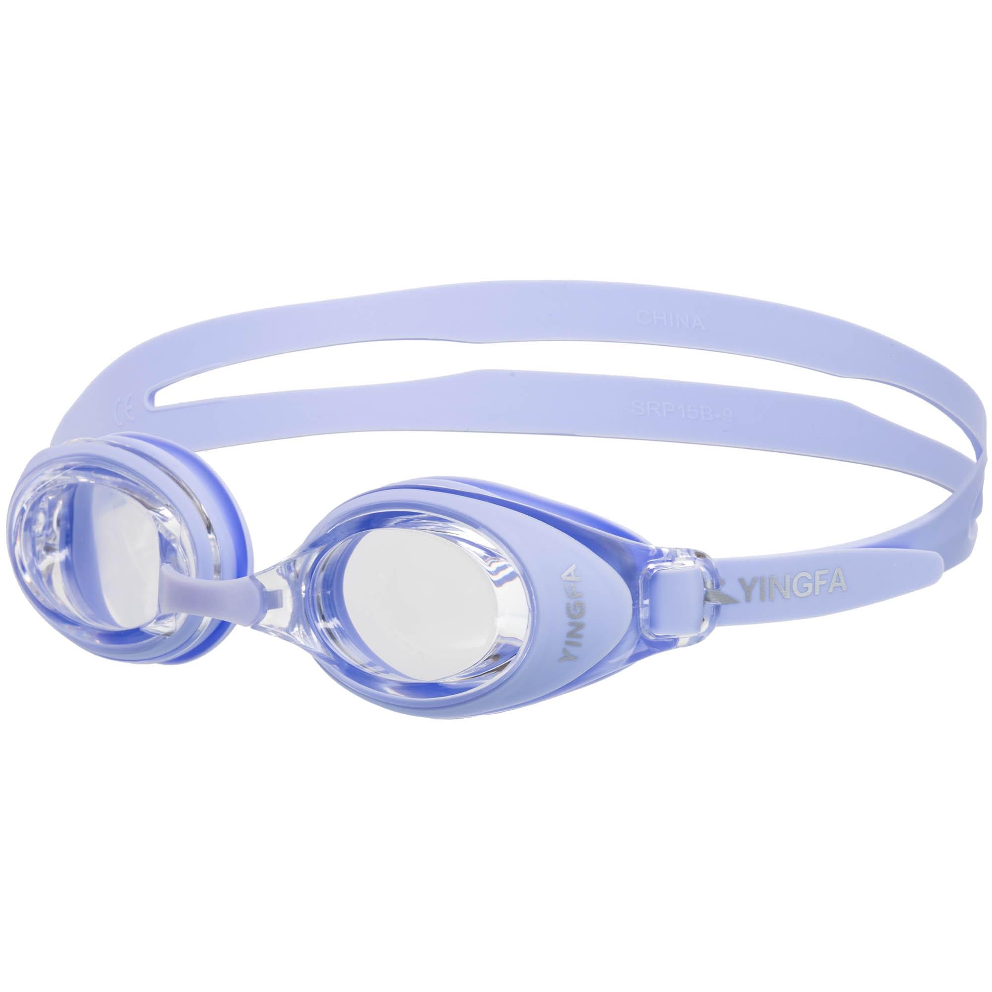 Очки для плавания взрослые YINGFA Y6600AF Прозрачно-фиолетовый (Y6600AF_Прозрачный-фиолетовый)