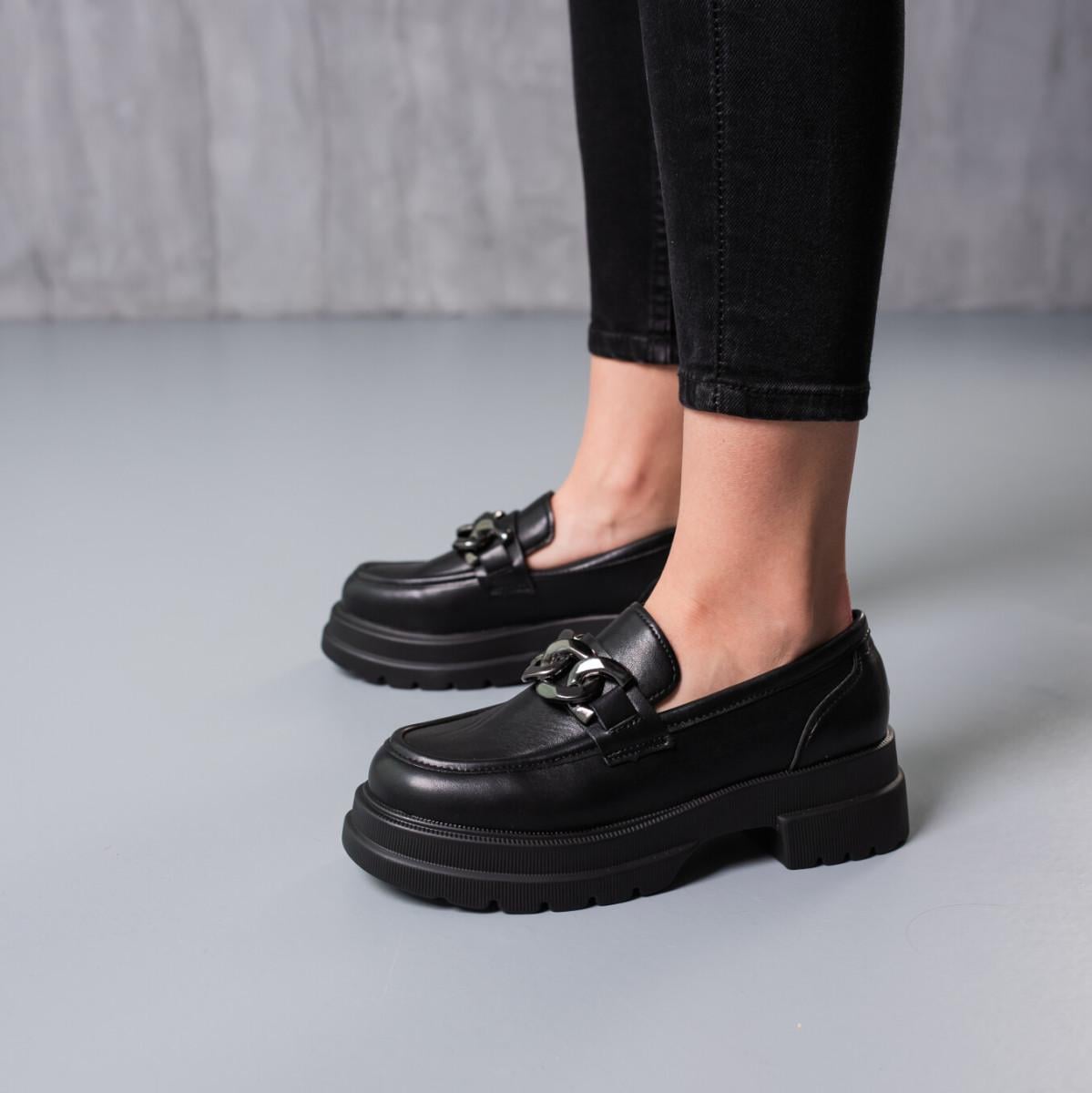 Броги женские Fashion р. 41 25,5 см Черный (3768)