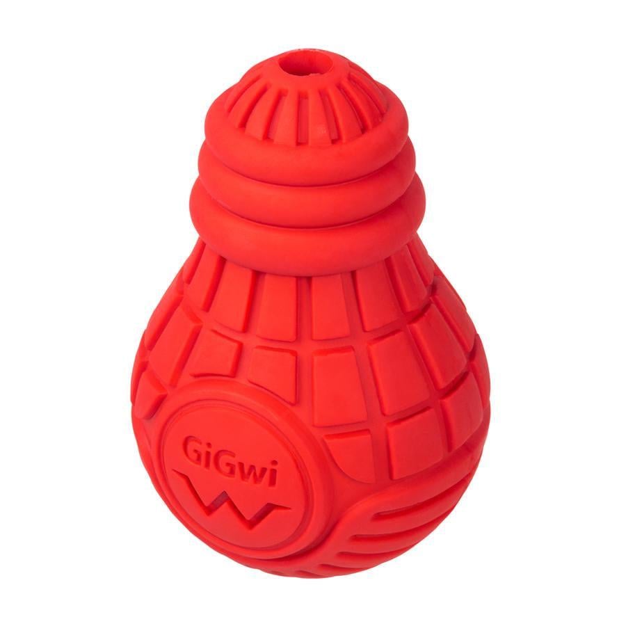 Игрушка для собак GiGwi Bulb Rubber Лампочка резиновая M Красный