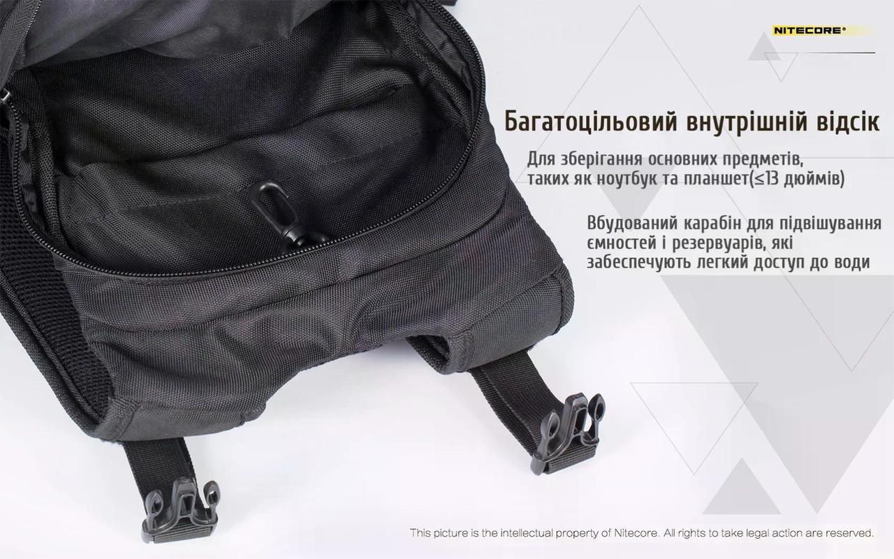Рюкзак тактичний Nitecore BP20 (27831925) - фото 10 Рюкзак тактичний Nitecore BP20 (27831925) - фото 10