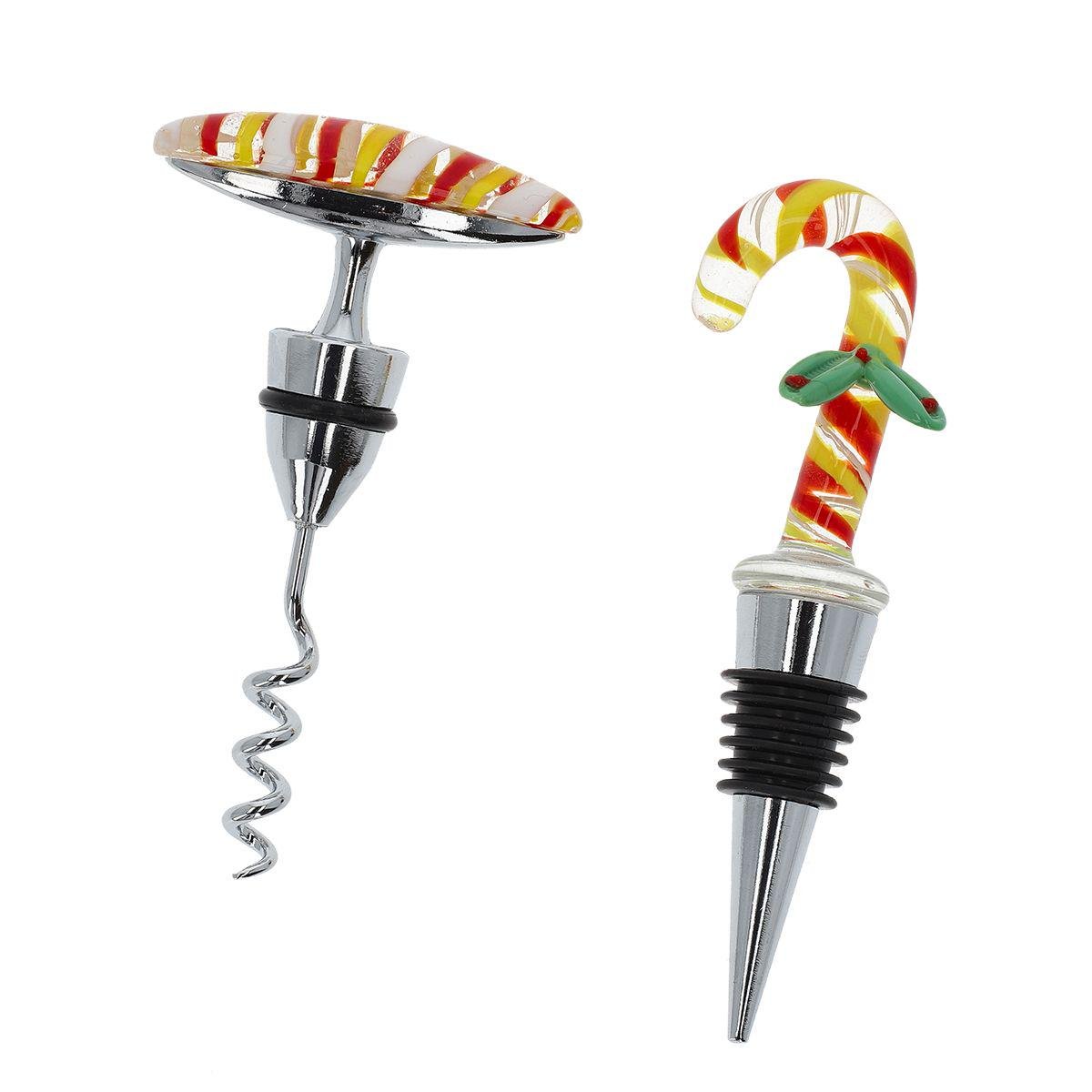 Винный набор Homla VINE штопор и пробка 2 пр. Серебристый (211026) Винный набор Homla VINE штопор и пробка 2 пр. Серебристый (211026)