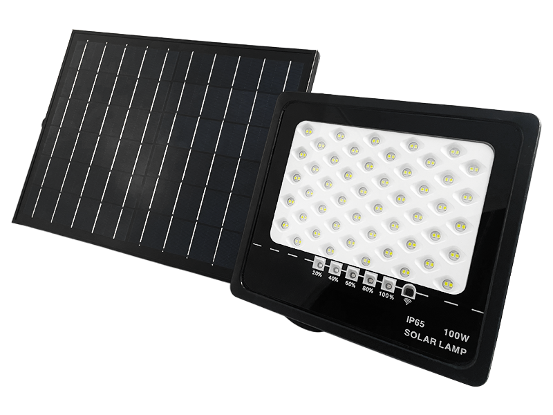 Прожектор светодиодный AVT-1 SUN с солнечной панелью и пультом управления 100W 1050 Lm 6500 K (7415)