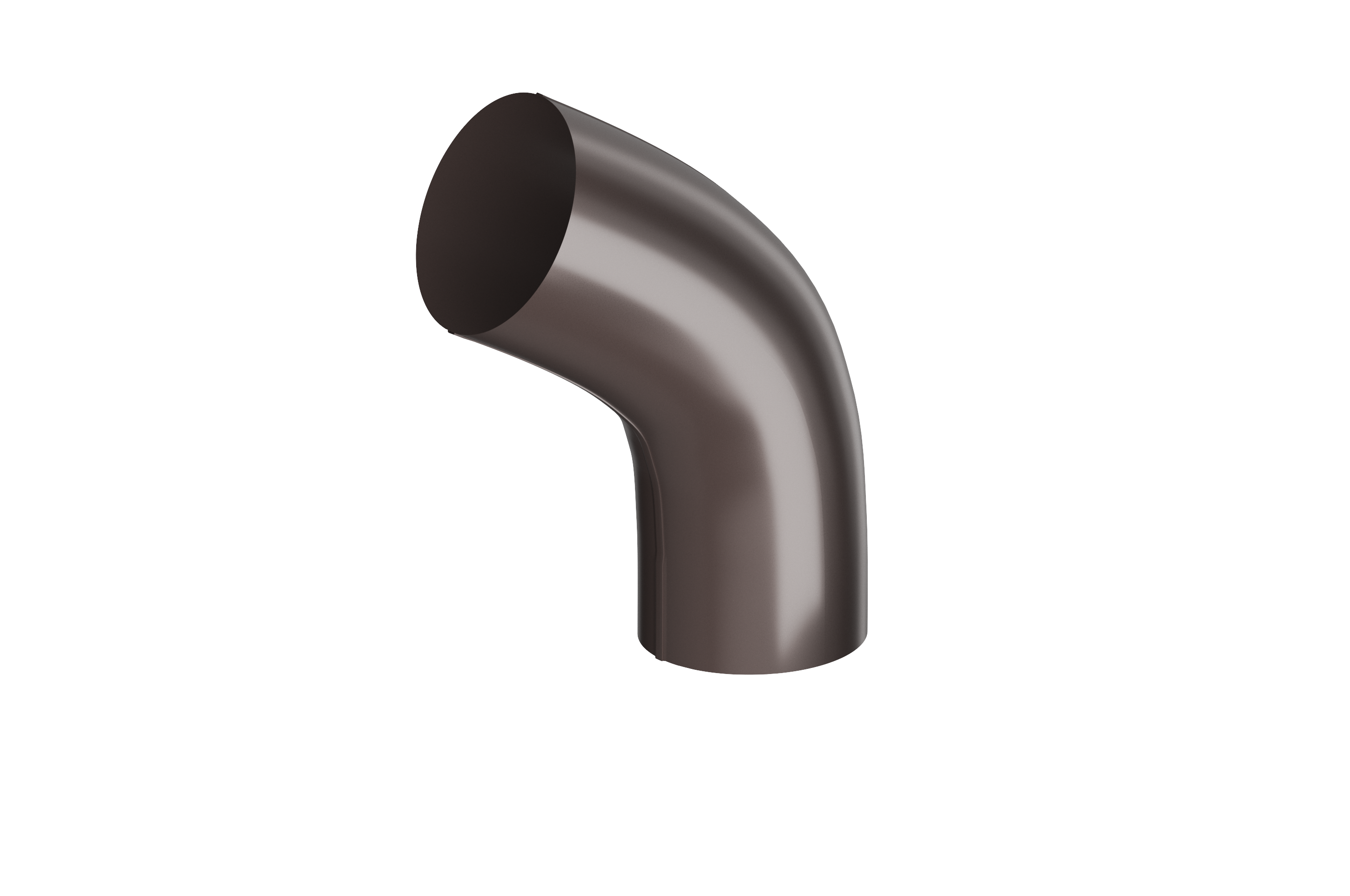 Колено водосточной трубы Forostina 87 мм RAL 8017 Коричневый (vo-24925/23)