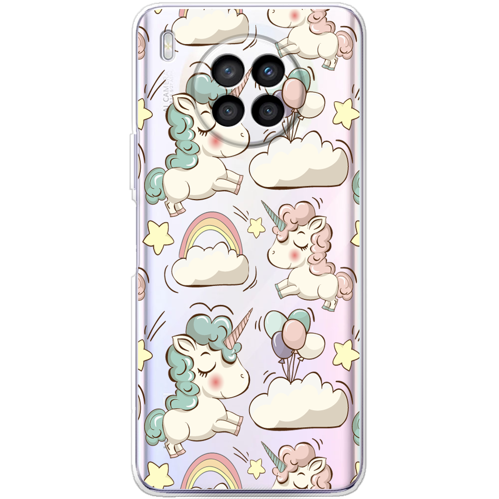 Чехол BoxFace Huawei Nova 8i Unicorns Прозрачный силикон (43692-cc2-43692)