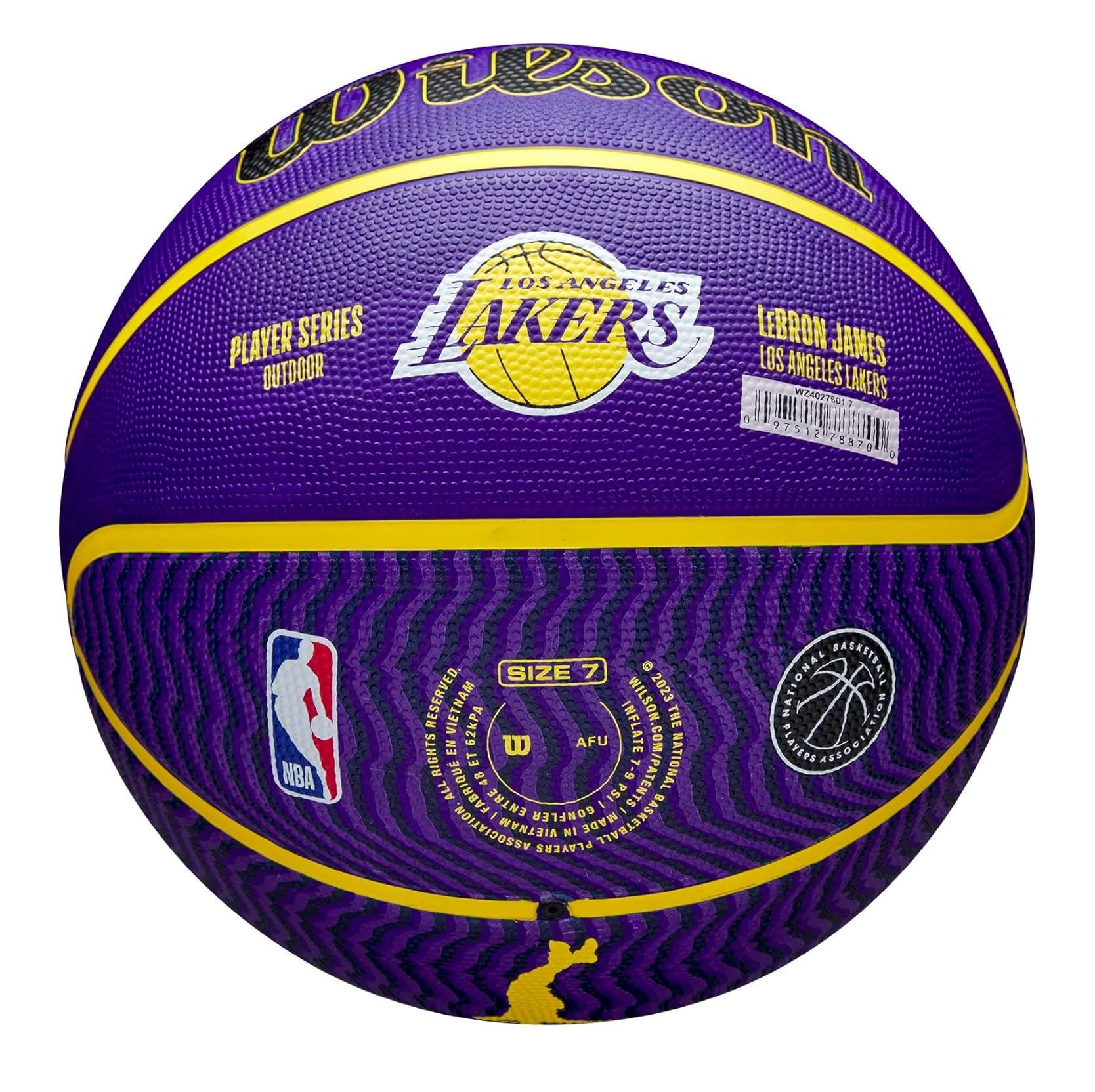 Баскетбольний м'яч Wilson NBA Player Icon Outdoor універсальний р. 7 (12221_102) - фото 4