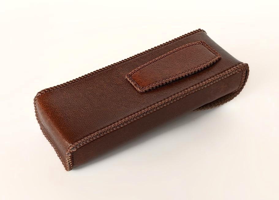 Футляр для очков на кнопке с лямкой для ремня (1019к) - фото 4