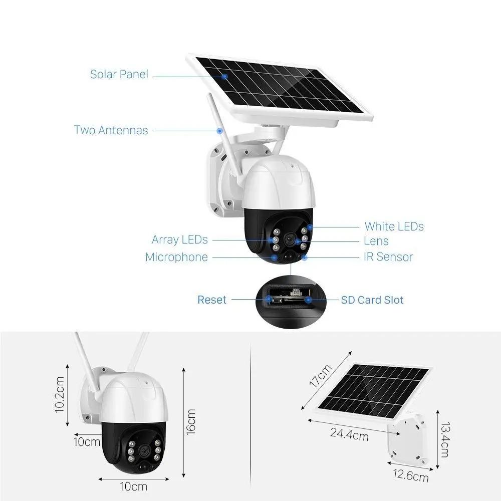 Відеокамера Wi-Fi Solar Camera ICSEE 3MP FHD (MER-15335_2532) - фото 3