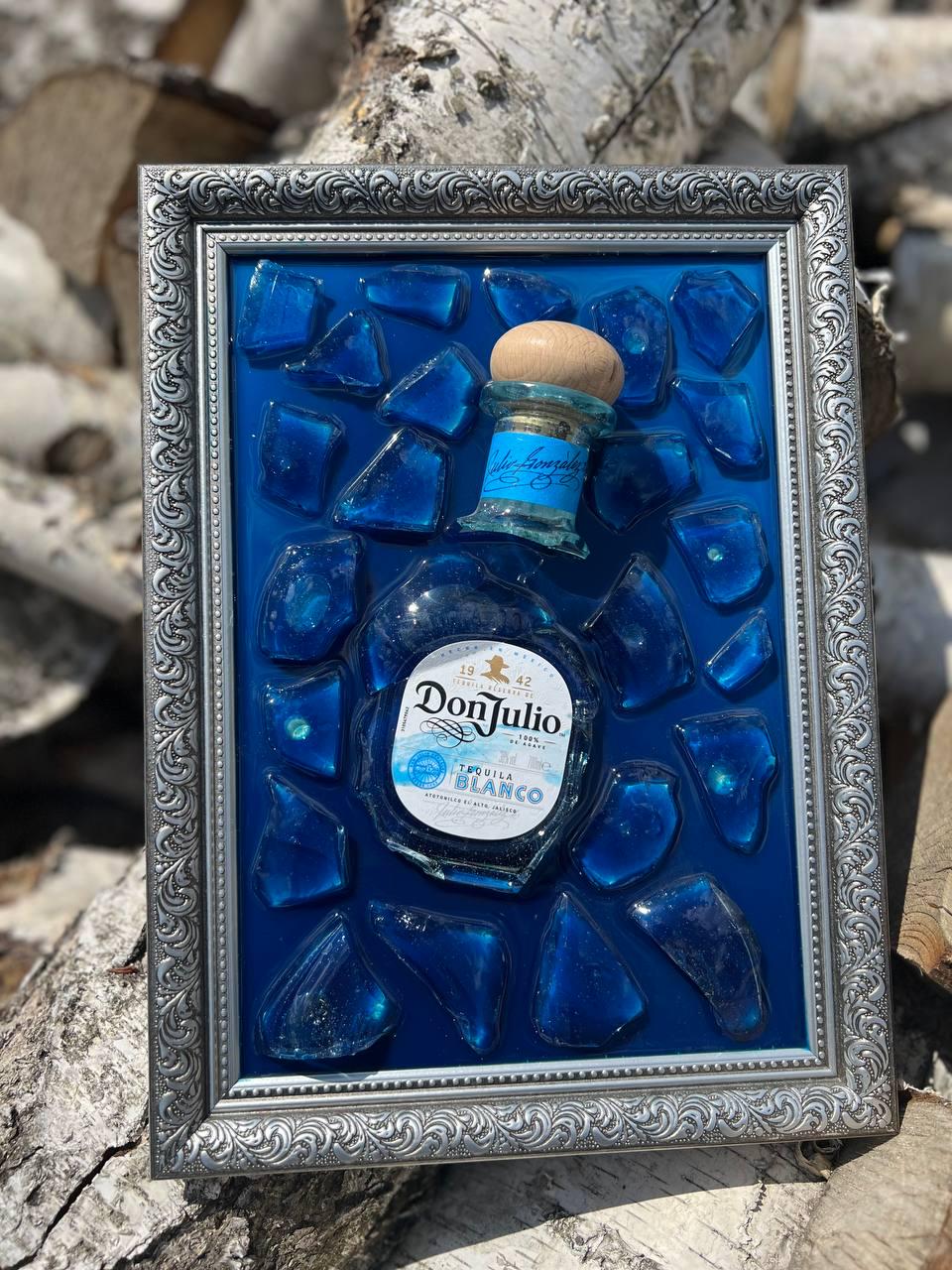 Картина ручной работы с разбитой бутылкой Tequila Don Julio (2302868996)