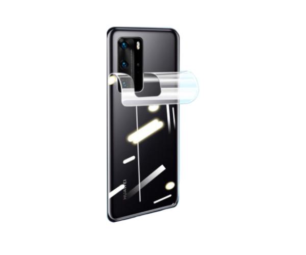 Противоударная гидрогелевая пленка Hydrogel Film для Huawei P40 на заднюю панель, Transparent