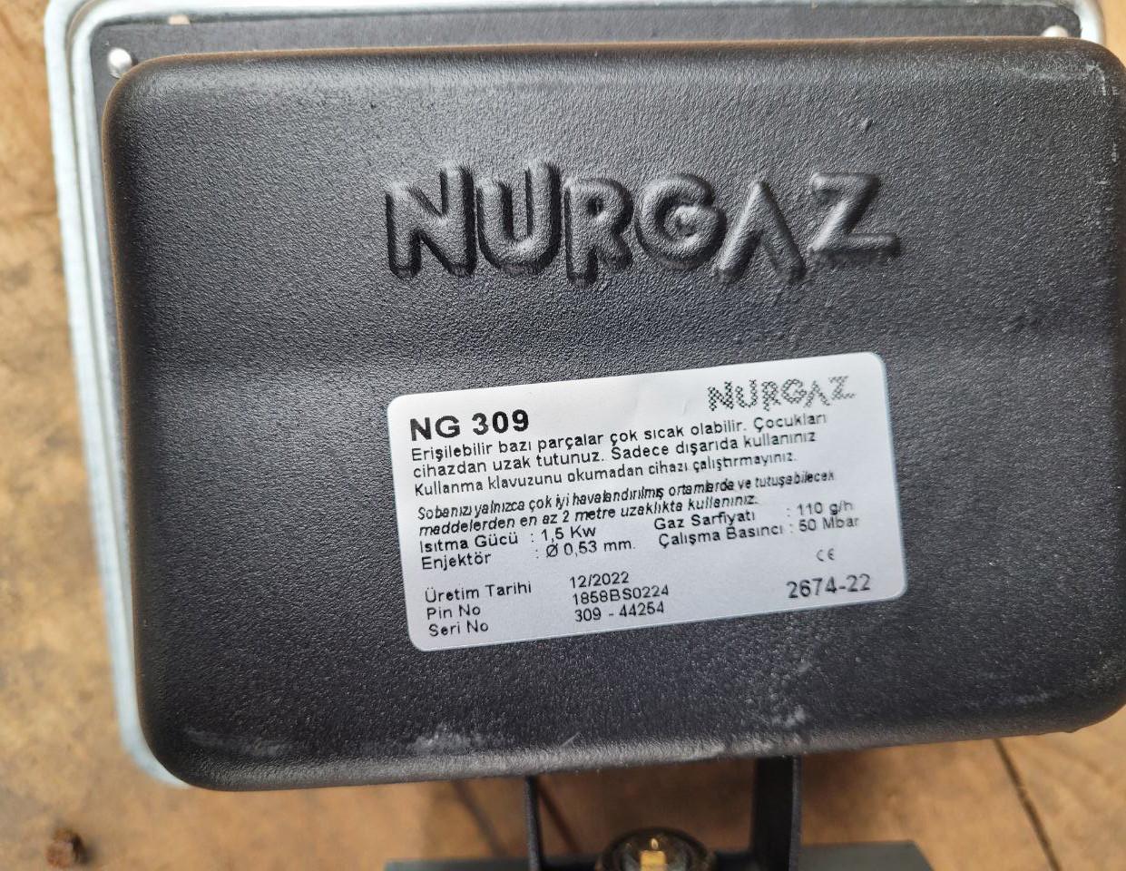 Газовий пальник Nurgaz Kamp Soba NG-309 1500 Вт (1754815719) - фото 4 Газовий пальник Nurgaz Kamp Soba NG-309 1500 Вт (1754815719) - фото 4