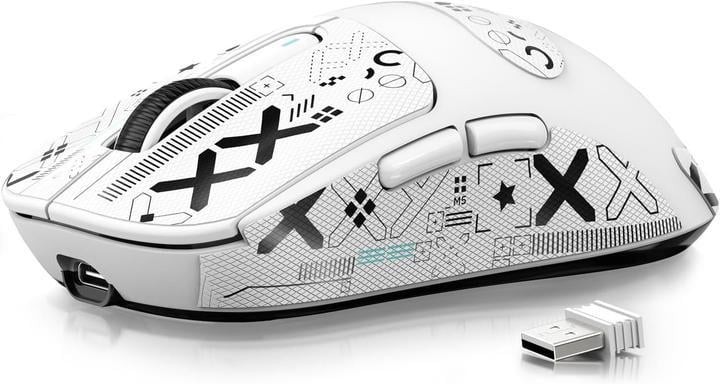 Миша бездротова Attack Shark X3 PixArt PAW3395 White