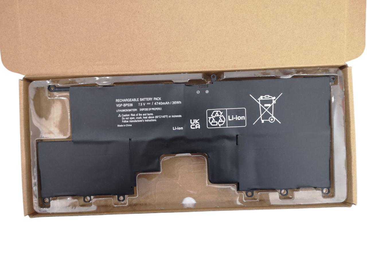 Акумулятор для Sony VAIO Pro 13 SVP13/SVP132/P13217SCS/VGP-BPS38 4740 mAh 36Wh (21247951)