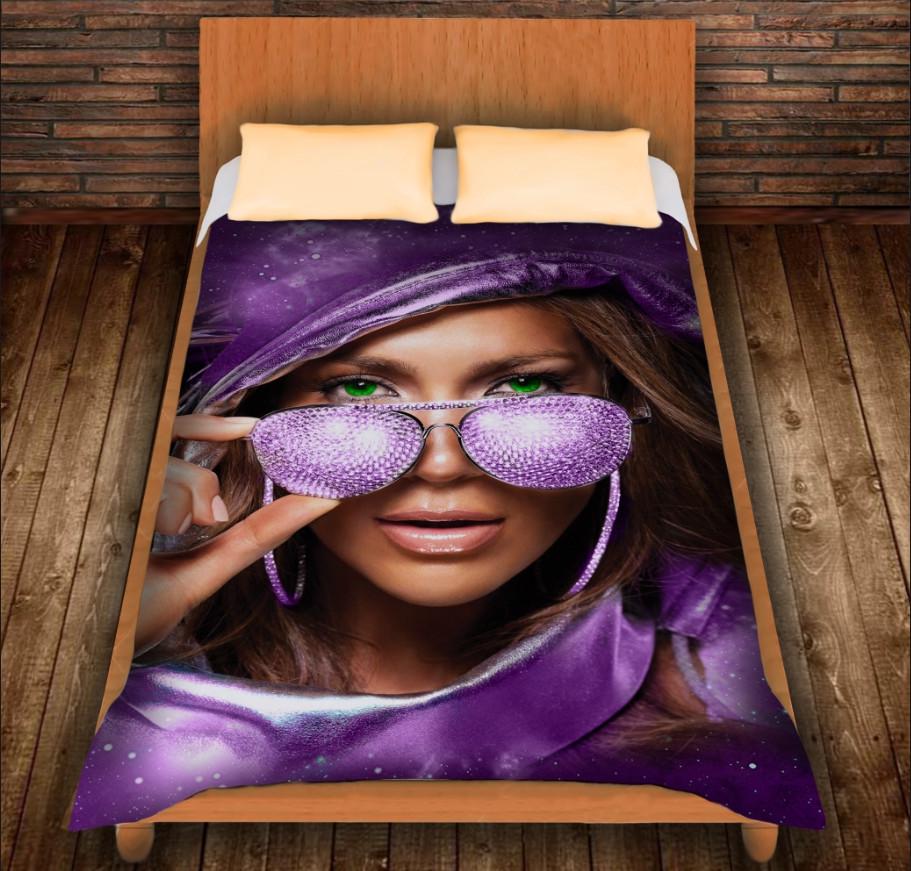 Плед с 3D принтом Джей Ло 150х200 см (epi_0038)