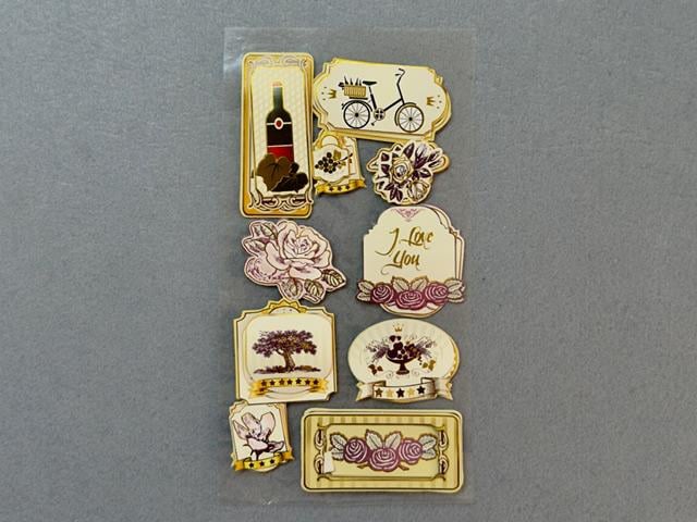 Набор 3D стикеров Прованс (22785)