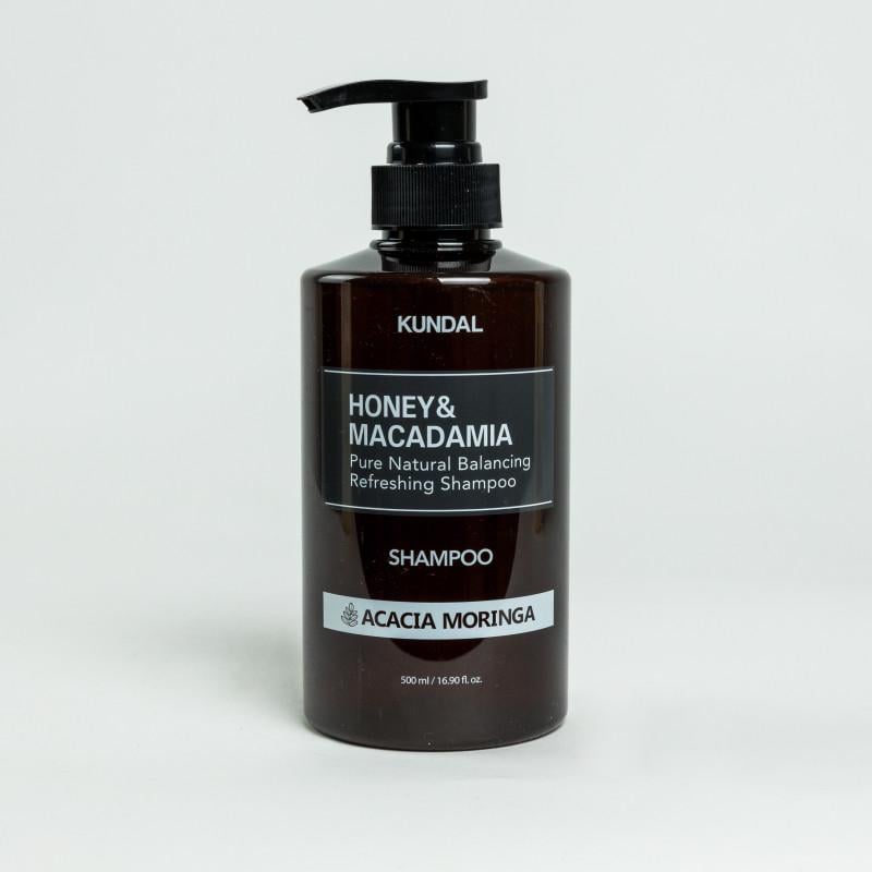 Шампунь відновлюючий Kundal Honey & Macadamia Nature Shampoo Acacia Moringa Акація Морінга 500 мл (741101)