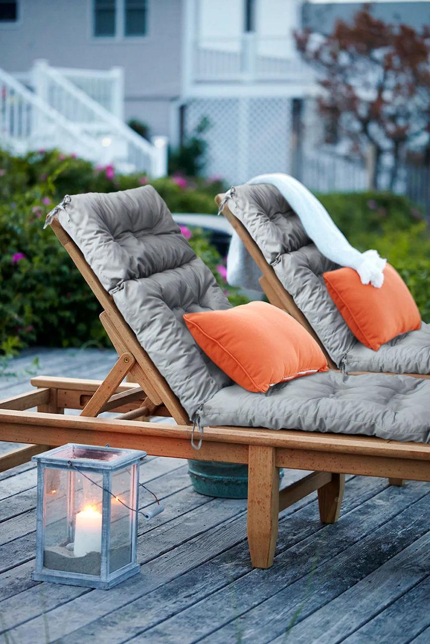 Матрас для шезлонга МІ0008 190х60х10 см Серый (162227) - фото 2 Матрас для шезлонга МІ0008 190х60х10 см Серый (162227) - фото 2