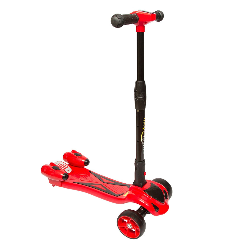 Самокат з димом та музикою Scooter W01-HL Червоний