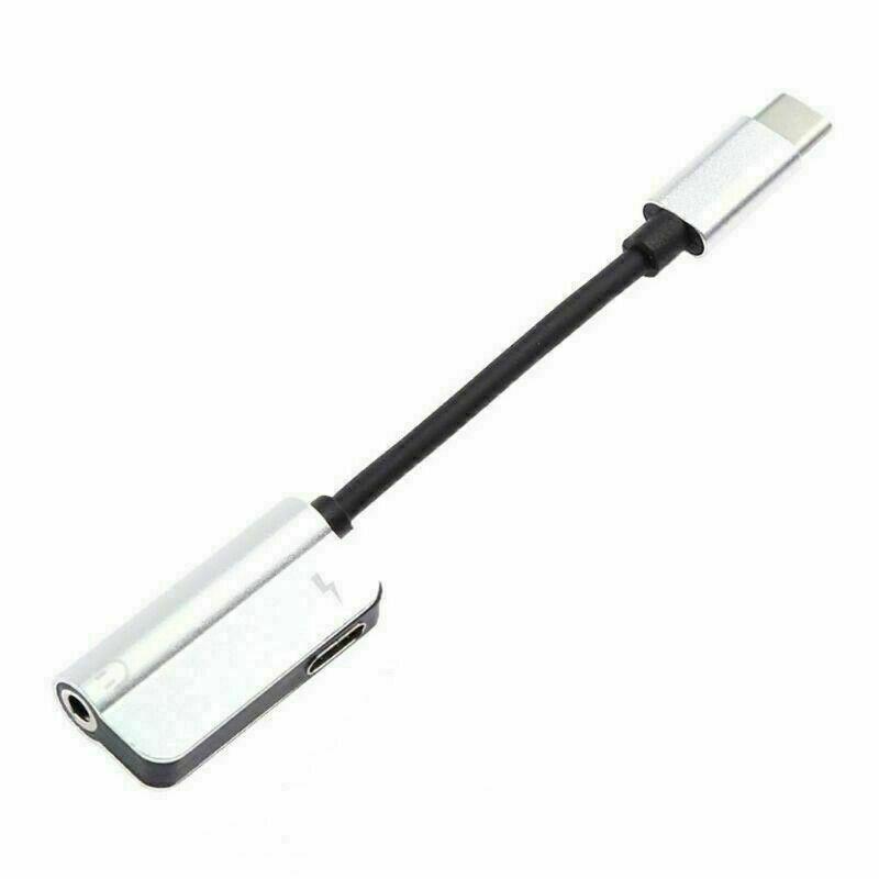 Переходник сплиттер 2в1 USB-C Type C в 3,5 мм Jack AUX Audio (961750875)