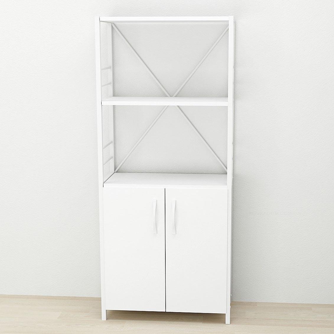 Етажерка Ferrum-decor Конект 3/60 ДСП із тумбою 144x60x28 см Білий/Білий (FRD-104449) Етажерка Ferrum-decor Конект 3/60 ДСП із тумбою 144x60x28 см Білий/Білий (FRD-104449)