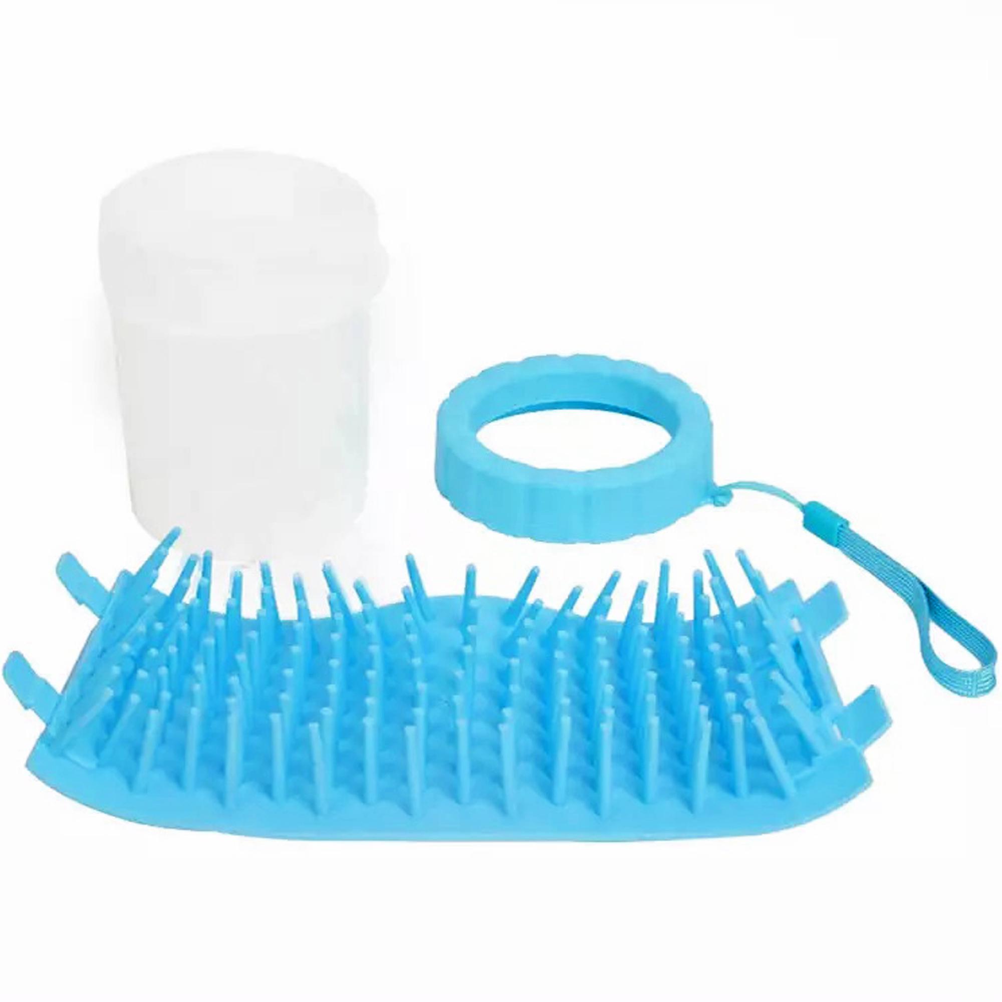 Лапомийка Soft gentle silicone bristles для миття лап Блакитний (487-02) - фото 3