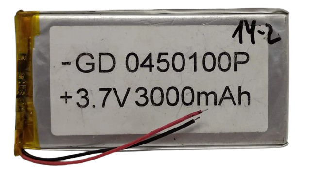 Аккумулятор GD 0450100P для China Li-ion 2 контакты 3,7V 3000 мАh 100x45x4 мм 2 (000020548)