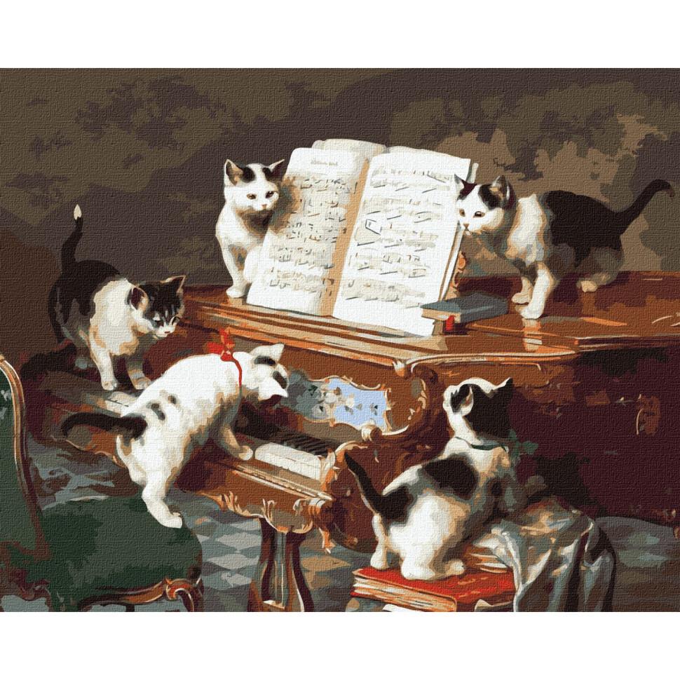 Картина по номерам Идейка Музыкальная пауза 40x50 см (KHO4343)