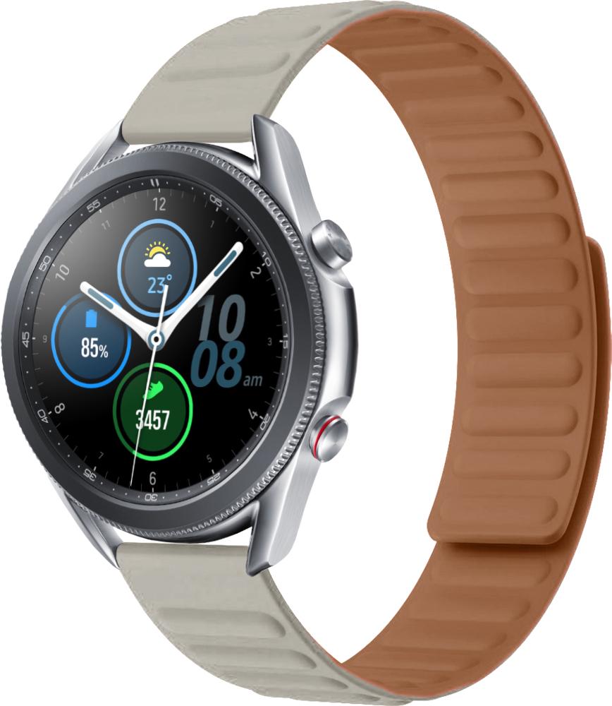 Ремешок Magneter для Galaxy Watch 3 41 мм Beige (26613-34)
