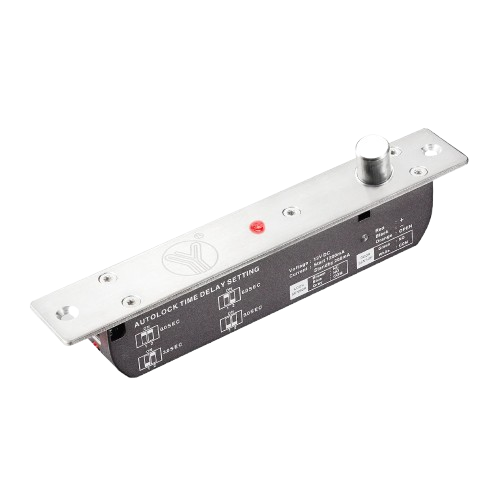 Замок ригельный Yli Electronic YB-700B/LED врезной для системы контроля доступа с силой удержания до 2000 кг Серый (31400109)